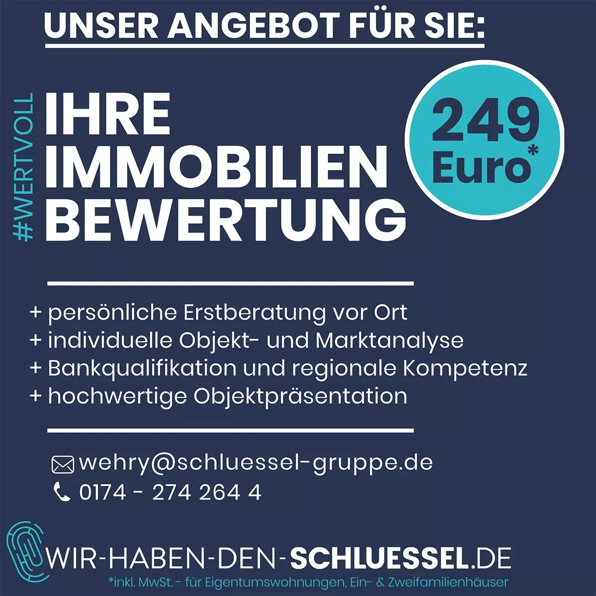 Immobilienbewertung wertvoll Angebot